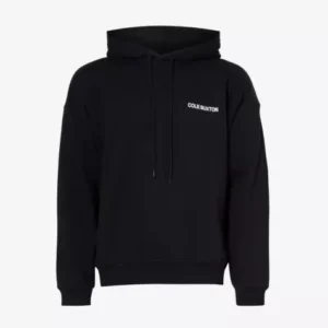 COLE BUXTON CB Sportswear logo-print relaxed-fit cotton-jersey hoody