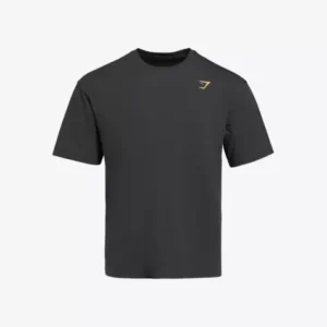 GYMSHARK Power logo-print stretch-cotton T-shirt