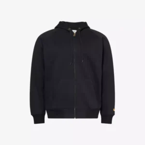 CARHARTT WIP Logo-Embroidered Zip-Up Cotton-Blend Hoody