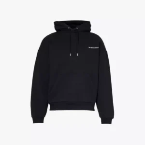 MKI MIYUKI-ZOKU Uniform branded-print cotton-blend hoody