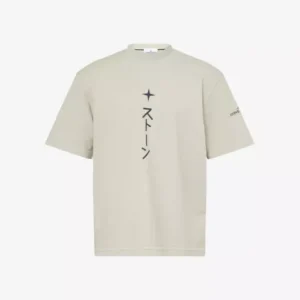 STONE ISLAND Graphic-Print Short-Sleeve Cotton T-Shirt