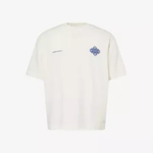 THE COUTURE CLUB Motion Blurred Emblem Cotton-Jersey T-Shirt