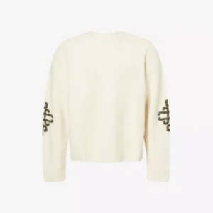 THE COUTURE CLUB Emblem Waffle Cotton Top